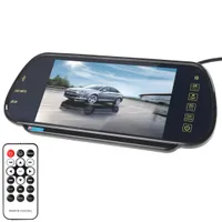 7 pulgadas LCD Bluetooth MP5 coche retrovisor espejo retrovisor monitor usb monitor de marcha atrás SD USB para DVD VCD cámara CMO_382