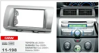 CARAV 11-198 Fascia de radio de alta calidad para TOYOTA bB / SUBARU Dex / DAIHATSU Coo; Kit de instalación de moldura de CD Materia Stereo Fascia Dash1