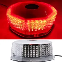 240 LED Red Car Police Emergency Beacon Harzard Magnetisk Flash Strobe Light Bar