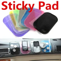 Sticky Pad Anti Slip Mats Non Slip Car Dashboard Sticky Pad Mat Sillica Gel Magic Car Sticky Stowing Tidying Multi Color