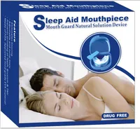 O envio gratuito de respirar fácil bocal, parar ronco bocal, Anti Snore Stopper Apnea noite sono ajuda bruxismo