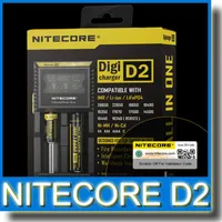 Chargeur de batterie Nitecore Digital Charger D2 2 18650 18350 18500 Chargeur de batterie Véritable chargeur de batterie Nitecore D2