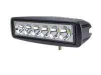 6inch 18W LED 라이트 바 스폿 빔 작업 빛 4WD SUV 오프로드 드라이빙 램프
