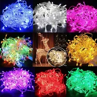 Christmas Lights 20M/30M/50M/100M 800 LED String Fairy Lights Xmas Decor lights Red/Blue/Green Colorful Party Wedding Twinkle light