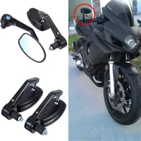 Flexible 7/8" moto en alliage d'aluminium Guidon Moto Accessoires Moto Rétroviseurs Et Miroirs côté moteur