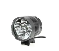 7000 Lumen 5x CREE XM-L T6 LED 3-modus Waterdichte MTB Mountainbike Fiets Fietsen Head Light Headlamp Bike Front Light + batterij