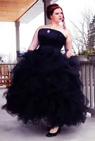 Ruched Plus Size Size Ślubny Spódnica Tulle Petticoat Bridal Dostosuj do swojego rozmiaru Color Ruffles wysokiej jakości tanie korytarz