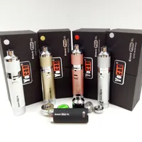 100% Autêntico Yocan Evolua Plus XL kit 1400 mAh Bateria de Quartzo Dupla Bobina QDC E Cigarro Kits Todos 5 Cores vape caneta DHL livre