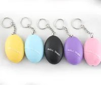 Personliga larm Klock Tama högt Säker Stabil 120 Decibel Mini Portable Keychain Larm Säker fotboll Panik Anti Rape Attack Säkerhet Säkerhet