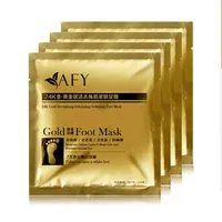 Factory price 24K Gold Revitalizing Exfoliating Softening Feet mask Removes Cuticles callus Dead cells foot care #71499