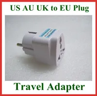 5pcs adaptateur de voyage universel Australie AU / USA US / UK à UE Plug mur adaptateur secteur AC 250V 10A convertisseur de prise
