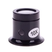 Partihandel-1 PCS 10x Titta på förstoringsjustelare Loupe Magnifing Glass Eye Len Repair Kit Tool#49945