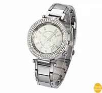 Luxe horloge Vrouwelijke Genève Diamond Horloges Vrouwen Jurk Horloges Rose Gold Roman Dial Quartz Kerstcadeau Hours Standaard Kwaliteit Classic