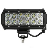 Super lumineux 7 "36W Cree LED Work Lampadaire Lampe de barre 12V / 24V Camion SUV VTT Spot Spot Spot Lumière de travail pour bateaux de motocycliste