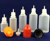 1000 PCS Weichstil PE -Nadelflasche 5ml 10 ml 15 ml 20 ml 30 ml Kinderproof Plastik -Tropfenflaschen leere fl￼ssige Flasche auf Lager frei FedEx