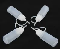 Vape Ejuice Eliquid Ecig Kunststoff Tropfflasche 10ml PE PET Translucent Nadel Öl leere Flaschen mit langen, dünnen Spitzen Cap