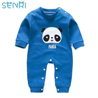 2021 Cheap Cotton Baby Romper Full Sleeve Kids Clothes Newborn Baby Girl Boy Cute Animal Panda Jumpsuits Toddler Infant Clothing G1218
