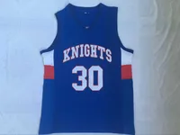NCAA Davidson Wildcat College Stephen # 30 Curry Jerseys Charlotte Knights High School Koszykówka Koszulka