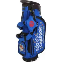 Golf Bag Holder ultra light waterproof cloth with Cap Blue Black 2.5kg