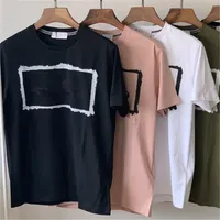 Short sleeve Clothing Mens Tees Summer high quality cotton men&#039;s T-shirt Printed letter correction crew neck for lovers Casual fashion bottomed shirt 52NS80
