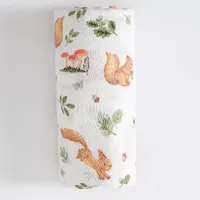 Blankets & Swaddling Squirrel Baby Swaddle Muslin Blanket Quality Better Than Aden Anais Multi-use Cotton/bamboo Infant Wrap