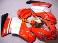 Bodywork-Injektionsverletzungen Kit Verkleidungs-Kits für Ducati 999 749 999s 749s Cowlings 2003 2004 03 04 Kostenlose Benutzerdefinierte Geschenk Nein Rückseite Weiß Rot