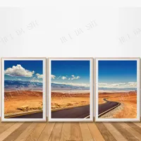 Obrazy Death Valley Drukuje Wall Art Road National Park Kalifornia Krajobraz Sand Nowoczesna autostrada