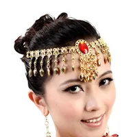Pingente colares mangosky barriga dança colar cadeia Índia acessórios desempenho de jóias de pedra de alta qualidade