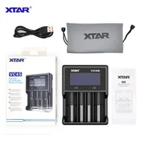 XTAR VC4S Chager NiMH-Batterieladegerät mit LCD-Anzeige für 10440 18650 18350 26650 32650 Li-Ion-Batterieladegeräte