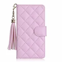 iPhone Cases For Wallet Phone 13 12Promax 11 Pro X XR XS Max 8 7 6 Plus PU Leather Designer Luxury Skin Hull Charms Caviar Style Pendants D VBM1