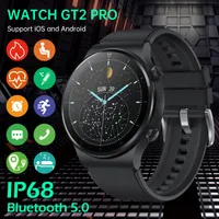 2022ニューファッションフルタッチスポーツスマートウォッチの男性Huawei Watch Gt2 ProアップルXiaomi Samsung AndroidおよびiOS携帯電話