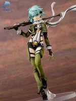 Hot Anime Sword Art Online (Sao) Sinon Action Figure Gun Gale Online (Ggo) Znaki Shino Asada Zabawki AA220311