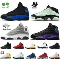 2022 Nueva moda Jumpman 13 13S Zapatos de baloncesto para hombre Tribunal de hombre Púrpura Día de los solteros Hyper Hyper Royal Black Cat Playground Cred Entrenadores Zapatillas deportivas