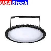 USA Stock LED UFO High Bay Shop Light 300W Cool White 6500K IP65 Waterproof Fixture Commercial Lighting in Factory,Shop,Industrial barn
