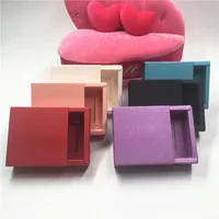 Envoltório de presente 24 pçs / lote DIY Candy Cor Handmade Kraft Papel caixas de gaveta para artesanato Jogos Sabão Brinquedo Push Putt