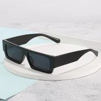 Okulary przeciwsłoneczne Moda Marka Marka Rama Prostokątny Kwadrat Przywróć starożytność 2021 UV400 dla mężczyzn i kobiet