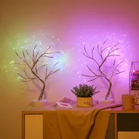 Dizeler 36/108 LEDS Çiçek Kiraz Çiçeği Işık Bakır Tel Diy Bonsai Masa Masası Ev Yatak Odası Dekor için LED Şube