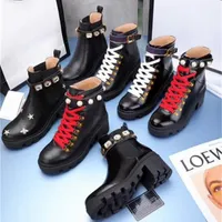 World Tour Desert Boots Women designer Leather Women Ankle Martin Boot flamingos Love arrow medal leathers coarse Winter designers shoes with box 35-42