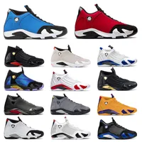 Nike Air Jordan Retro 14 Jordans 14s Jumpman AJ 2021 도착 점프 맨 14S 14S 망 농구 신발 체육관 블루 사탕 지팡이 하이퍼 로얄 블랙 발가락 백인 남성 스포츠 운동화 트레이너