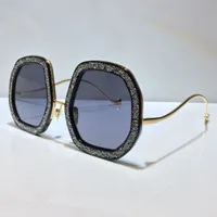 Солнцезащитные очки для мужчин и женщин Летняя анна Anna Beaming Star Blach Style Anti-Ultraviolet Ретро тарелка Полная рамка Мода Очки Очки Случайная коробка