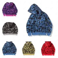 Herrmodejackor ton￥ring kamouflage bomulls hoodies brev m￶nster streetwear m￤n ytterkl￤der v￥r h￶strockar pojkar svettjacka