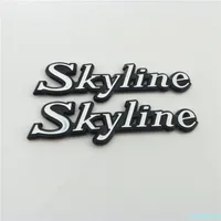 ل Nissan Skyline Emblem شعار الخلفية جذع الجانب درابزين لوحة ملصقات C110 KPGC110 GC110 Kenmeri GTR