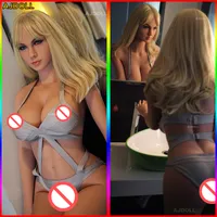 AJDOLL-High Quality 158cm Big Breasts Real Silicone Sex Doll Man Realistic Vaginal Oral TPE and Metal Skeleton Sexy Beauty Love