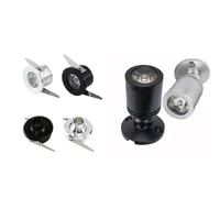 Mini LED-Spot-Light-Kits-Kabinett-Puck-Scheinwerfer-Downlight für Küchenanzeige-Zähler Schmuck Schrank Showcase 1W