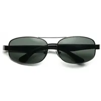 Occhiali da sole rettangolo di moda uomini attivi Donne eleganti design esterno UV400 Grey Frame Sun Glasses S45 con custodia