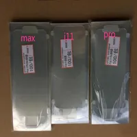 Mini 100 adet / grup Plastik Mühür Fabrika Ekran Koruyucu Tam Vücut Filmi Cep Telefonu iPhone 7 7 P 8 8 Artı X XS Max XR 11 11Pro 12