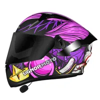 Motorcycle Helmets Full Face Bluetooth Helmet Crash Accessrioes Riding Motocross Racing Motobike Casco Moto