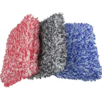 1pc Maximum Mitt High Density Auto Wash Towel Ultra Super Absorbancy Car Sponge Plush Glove Microfiber Cleaning Cloth