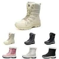 Дешевые зимние сапоги мужские туфли женщин открытый снег теплые плюшевые ботинки мода дышащие мужские женские кроссовки кроссовки