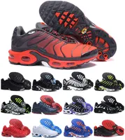 2021 TN Plus Mens Running Shoes Top Quality Volt Black Hyper Psychic Blue Oreo Purple Utility Blue Orange Fashion Fashion Outdoor Casual Deportes Deportes Deportes Entrenadores